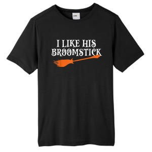 I Like His Broomstick Halloween Funny Couple Costume Tall Fusion ChromaSoft Performance T-Shirt