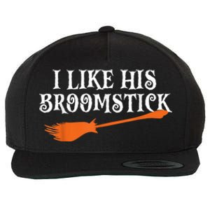 I Like His Broomstick Halloween Funny Couple Costume Wool Snapback Cap