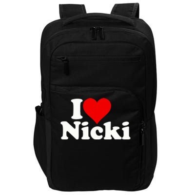 I Love Heart Nicki Impact Tech Backpack