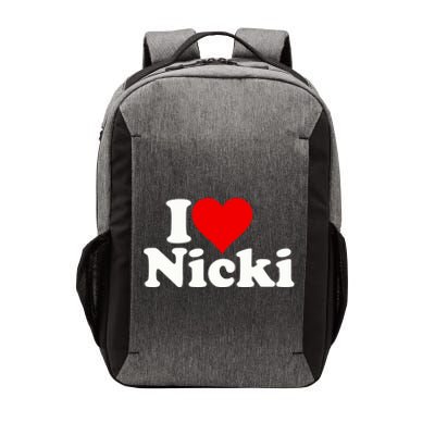 I Love Heart Nicki Vector Backpack