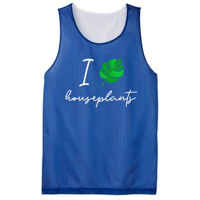 I Love Houseplants Cute Plant Lover Beautiful Botanical Gift Mesh Reversible Basketball Jersey Tank