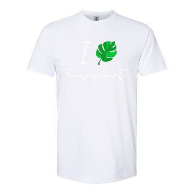 I Love Houseplants Cute Plant Lover Beautiful Botanical Gift Softstyle CVC T-Shirt