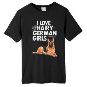 I Love Hairy German (5) Tall Fusion ChromaSoft Performance T-Shirt