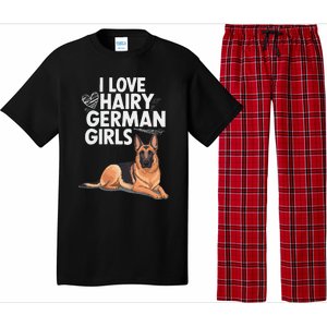 I Love Hairy German (5) Pajama Set