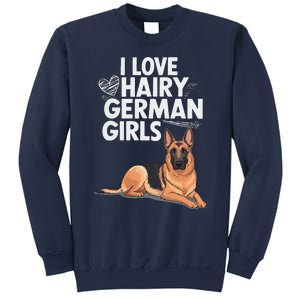 I Love Hairy German (5) Sweatshirt