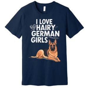 I Love Hairy German (5) Premium T-Shirt