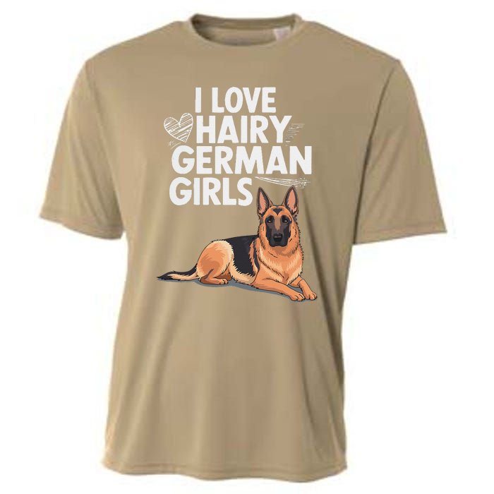 I Love Hairy German (5) Cooling Performance Crew T-Shirt