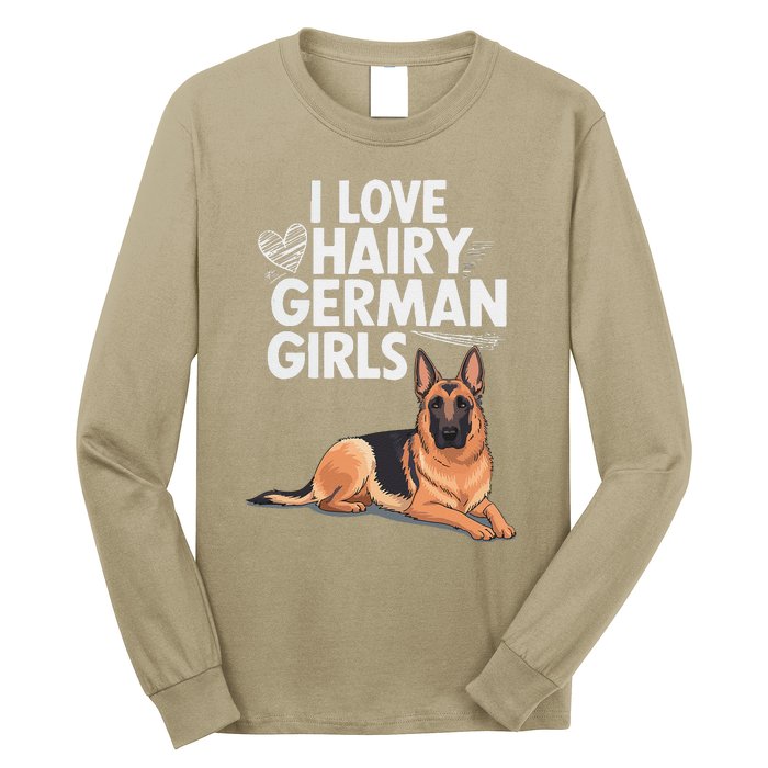 I Love Hairy German (5) Long Sleeve Shirt