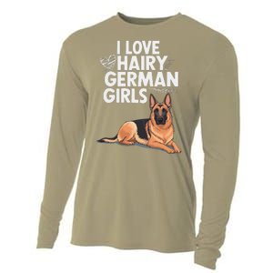 I Love Hairy German (5) Cooling Performance Long Sleeve Crew