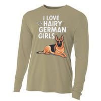 I Love Hairy German (5) Cooling Performance Long Sleeve Crew