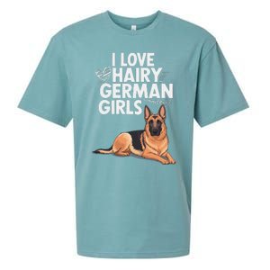 I Love Hairy German (5) Sueded Cloud Jersey T-Shirt