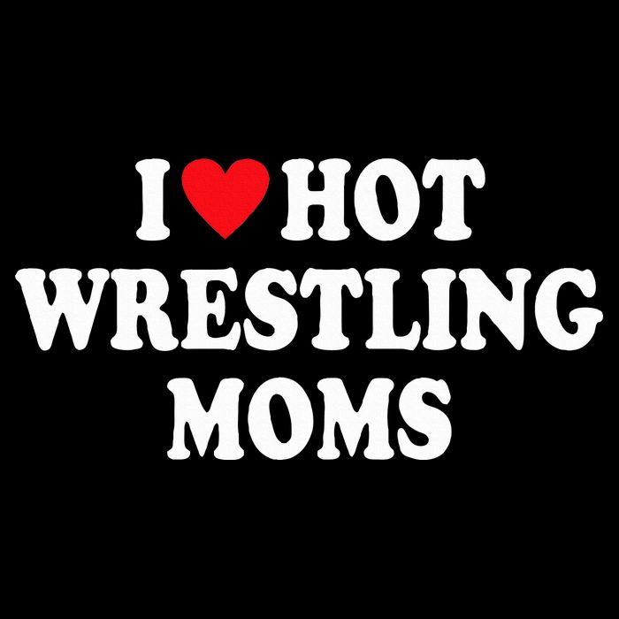 I Love Hot Wrestling Moms Groovy  Mug