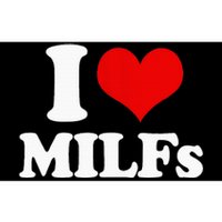 I Love Heart MILFs And Mature Sexy Bumper Sticker