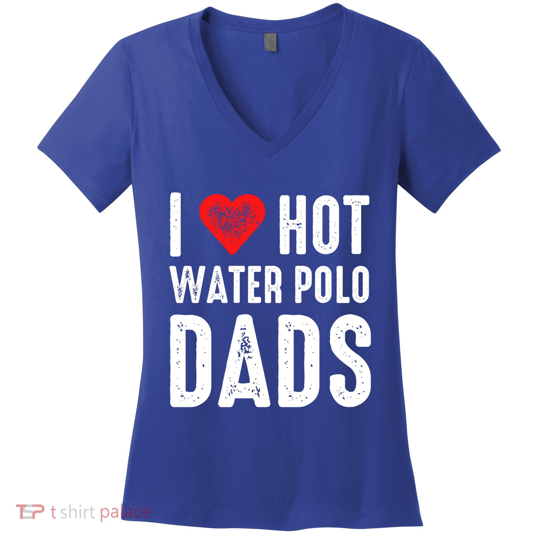 I Love Hot Water Polo Dads Cool Gift Women's V-Neck T-Shirt
