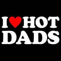 I Love Hot Dads I Heart Hot Dads Cooling Performance Crew T-Shirt