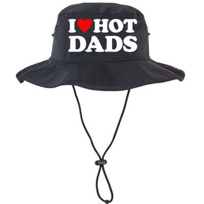 I Love Hot Dads I Heart Hot Dads Bucket Hat