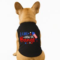 I Like How He Bang Funny 4th Of July Matching Couple Doggie Tank