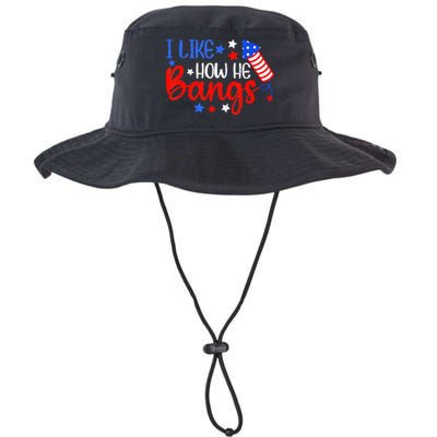 I Like How He Bang Funny 4th Of July Matching Couple Bucket Hat