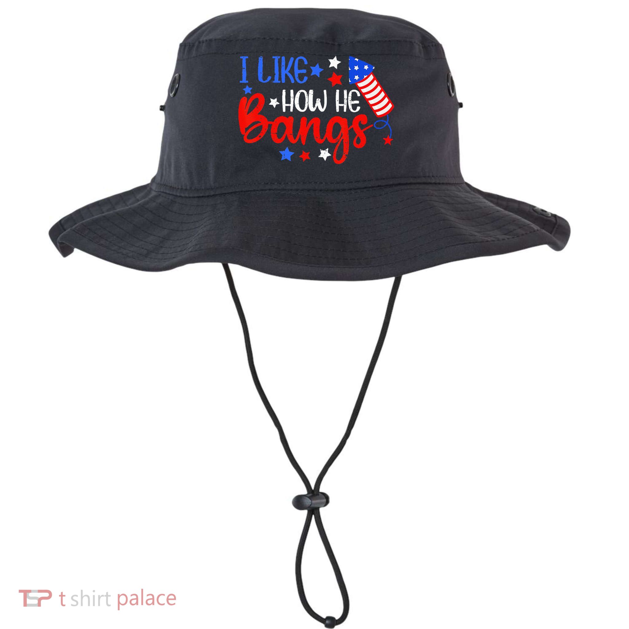 I Like How He Bang Funny 4th Of July Matching Couple Bucket Hat