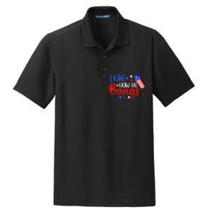 I Like How He Bang Funny 4th Of July Matching Couple Dry Zone Grid Polo