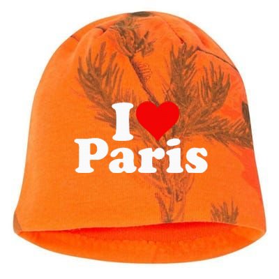 I LOVE HEART PARIS FRANCE Kati - Camo Knit Beanie