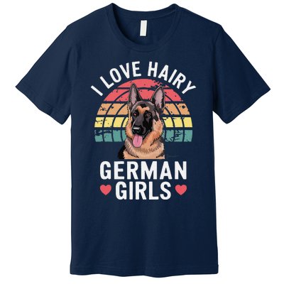 I Love Hairy German Premium T-Shirt