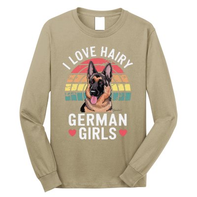 I Love Hairy German Long Sleeve Shirt