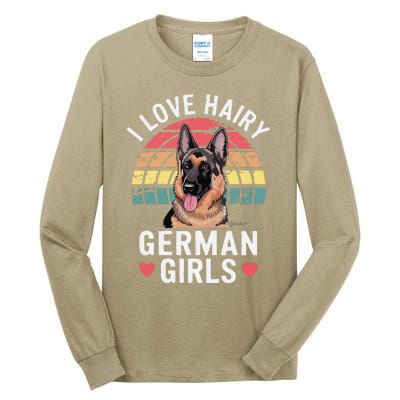 I Love Hairy German Tall Long Sleeve T-Shirt