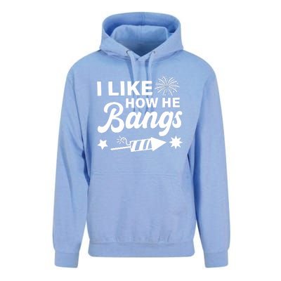 I Like How He Bangs 4th Of July Unisex Surf Hoodie