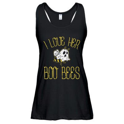 I Love Her Boo Bees Couples Halloween Costume Ladies Essential Flowy Tank