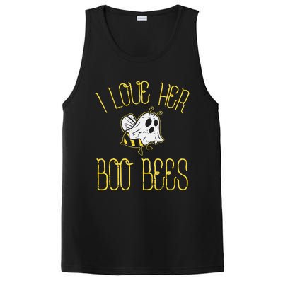 I Love Her Boo Bees Couples Halloween Costume PosiCharge Competitor Tank