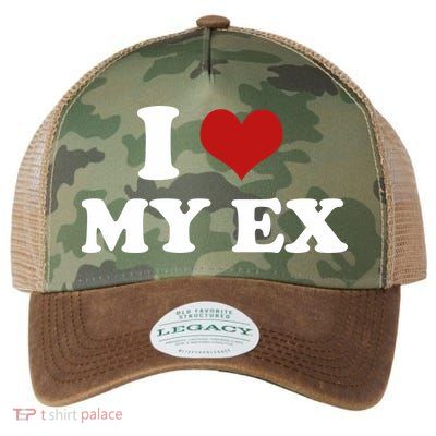 I Love Heart My EX 2000s Style Meme Tee Legacy Tie Dye Trucker Hat