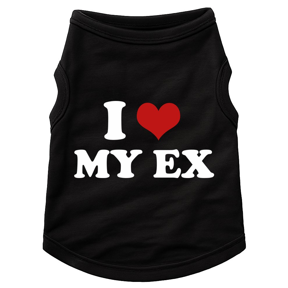 I Love Heart My EX 2000s Style Meme Tee Doggie Tank