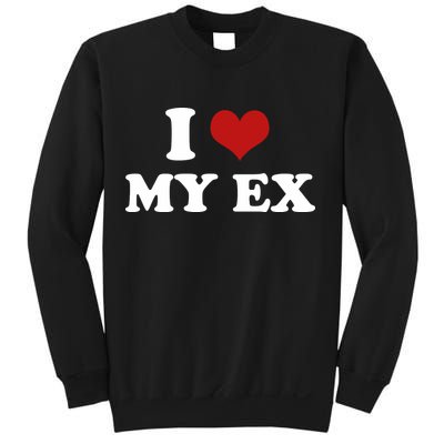 I Love Heart My EX 2000s Style Meme Tee Sweatshirt
