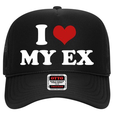 I Love Heart My EX 2000s Style Meme Tee Trucker Hat