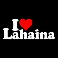 I Love Heart Lahaina Hawaii Drawstring Bag