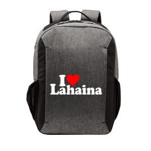 I Love Heart Lahaina Hawaii Vector Backpack