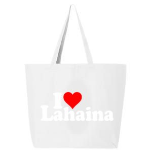 I Love Heart Lahaina Hawaii 25L Jumbo Tote