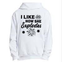 I Like How She Explodes Fireworks Urban Pullover Hoodie