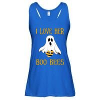 I Love Her Boo Bees Funny Couple Matching Halloween Costumer Gift Ladies Essential Flowy Tank