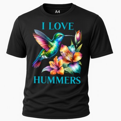 I Love Hummers Hummingbird  Performance Shirt