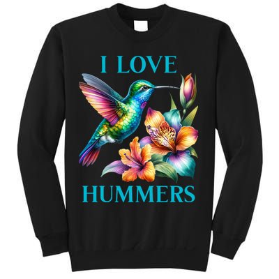 I Love Hummers Hummingbird  Sweatshirt