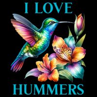 I Love Hummers Hummingbird  City Backpack