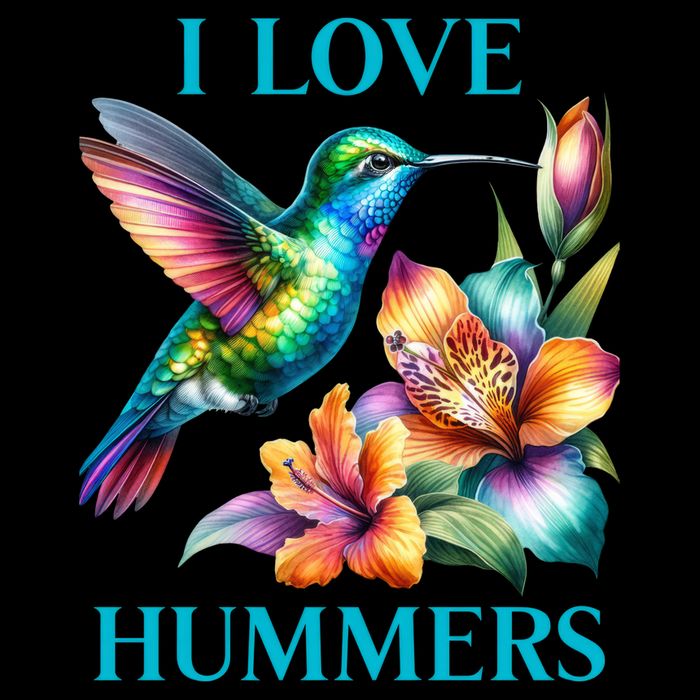 I Love Hummers Hummingbird  City Backpack