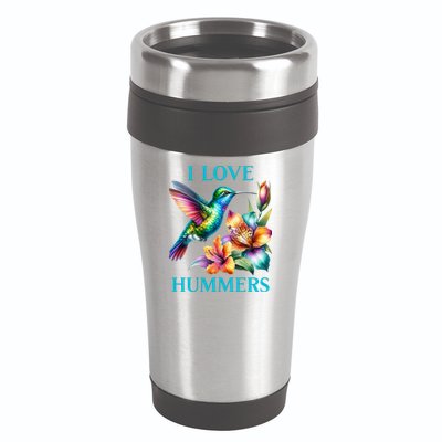I Love Hummers Hummingbird  16oz Travel Tumbler