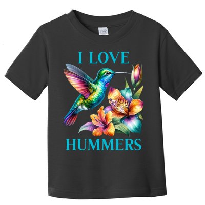 I Love Hummers Hummingbird  Toddler T-Shirt