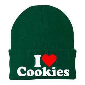 I Love Heart Cookies Knit Cap Winter Beanie