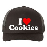 I Love Heart Cookies Yupoong Adult 5-Panel Trucker Hat