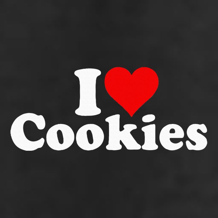 I Love Heart Cookies Adult Drive Performance Visor