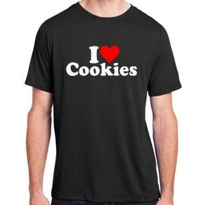 I Love Heart Cookies Adult ChromaSoft Performance T-Shirt